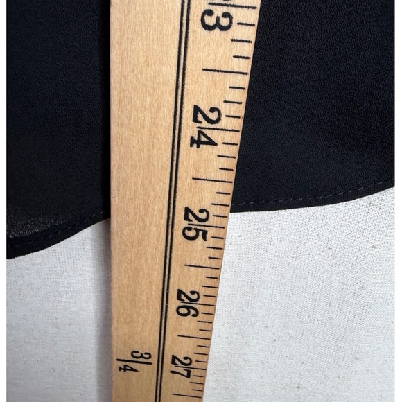 New 1. State V-neck Tank Blouse size XS Black - Picture 8 of 8